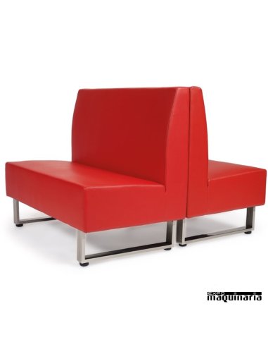 Sofá modular tapizado P.U. colores IM6120 Doble