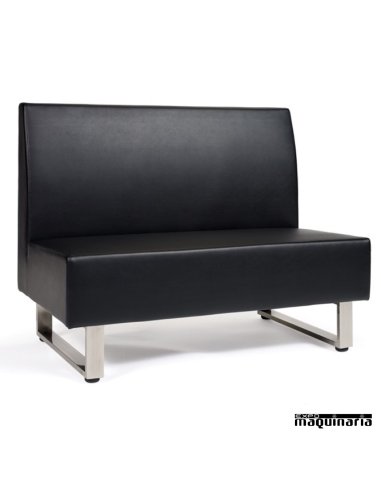 Sofá modular tapizado P.U. colores IM6120 Negro