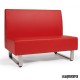 Sofá modular tapizado P.U. colores IM6120 Rojo