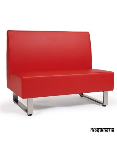 Sofá modular tapizado P.U. colores IM6120 Rojo