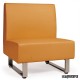 Sillón modular tapizado P.U. colores IM6080 color Albero