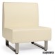 Sillón modular tapizado P.U. colores IM6080 color blanco