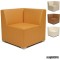 Rinconera modular tapizado P.U. IM6602