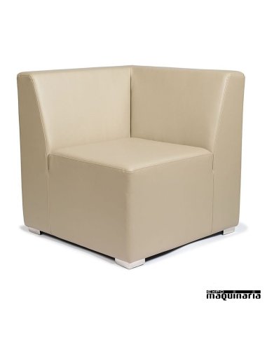Rinconera modular tapizado P.U. IM6602 color kashmir