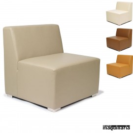 Sillón modular tapizado P.U. IM6601 colores