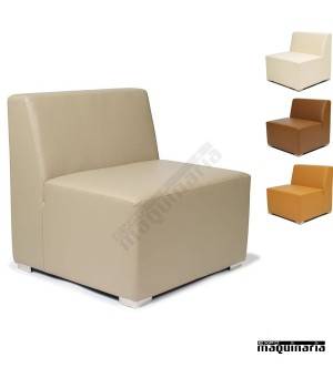 Sillón modular tapizado P.U. IM6601 colores