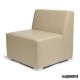 Sillón modular tapizado P.U. IM6601 color kashmir