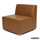 Sillón modular tapizado P.U. IM6601 color marrón