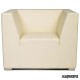 Sillón tapizado P.U. IM6600 color blanco