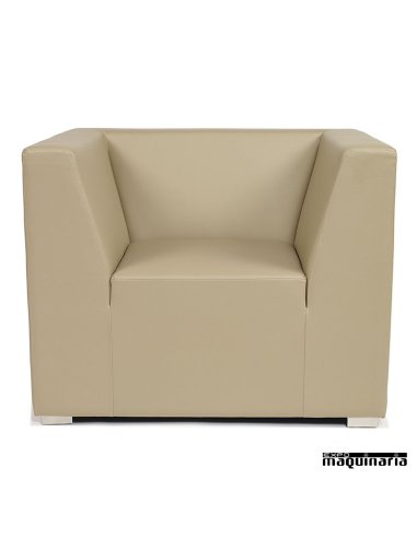 Sillón tapizado P.U. IM6600 color kashmir
