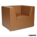 Sillón tapizado P.U. IM6600 color marron