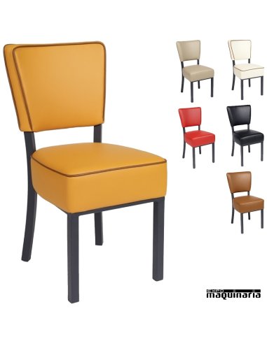 Silla tapizada de comedor IM6622 colores