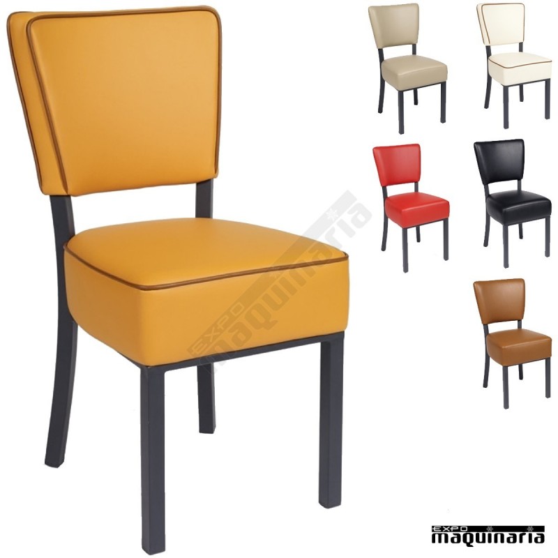 Silla tapizada de comedor IM6622 colores