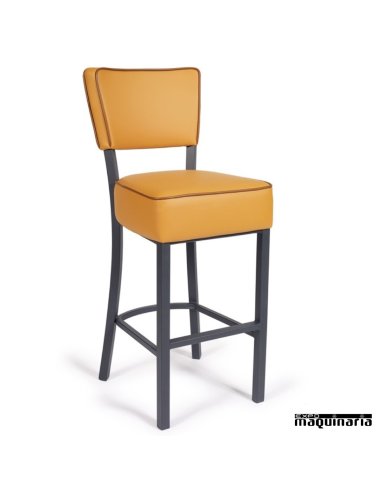 Taburete alto tapizado IM6623 color albero