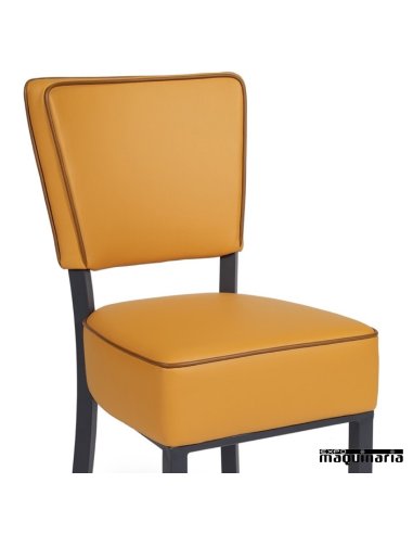 Taburete alto tapizado IM6623 detalle