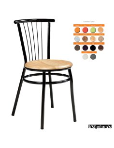 Silla bar asiento SOLO IM145S colores
