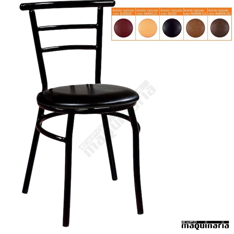 Silla bar asiento tapizado IM155T apilable