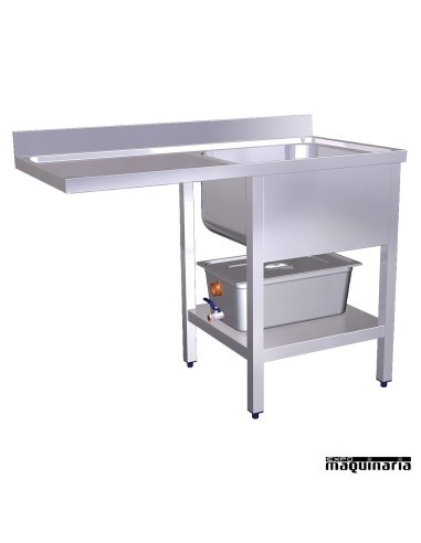 Separador grasas inox FR057502 bajo mesa