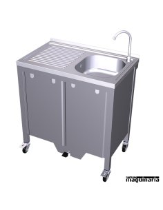 Fregadero autónomo con una cubeta y escurridor izquierda FR054210 2