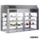 Vitrina refrigerada 3 niveles con base aislada