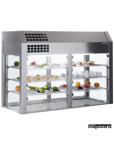 Vitrina refrigerada 3 niveles con base aislada
