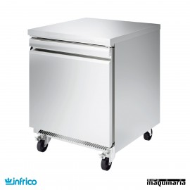 Mesa bajo mostrador refrigerada 1 puerta