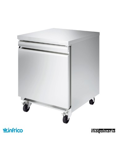 Mesa bajo mostrador refrigerada 1 puerta