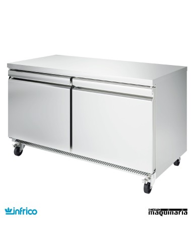 Mesa bajo mostrador refrigerada 153 cm