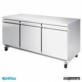 Mesa bajo mostrador refrigerada 184 cm