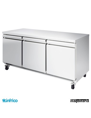 Mesa bajo mostrador refrigerada 184 cm