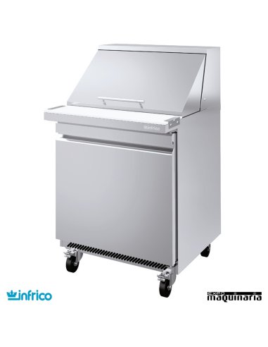 Mesa refrigerada Fast Food ensaladas megatop 70 cm
