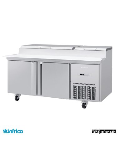 Mesa refrigerada de pizzas 171 cm