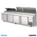 Mesa refrigerada de pizzas 303 cm abierto