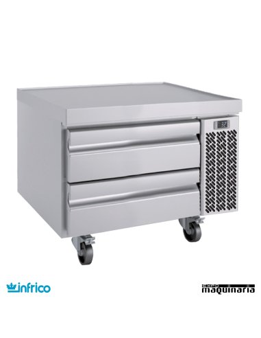 Mesa baja refrigerada cajones 93 cm GN 1/1