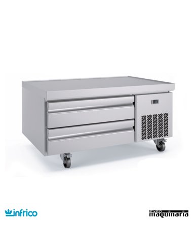 Mesa baja refrigerada cajones 123 cm GN 1/1