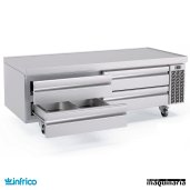 Mesa baja refrigerada cajones 181 cm GN 1/1