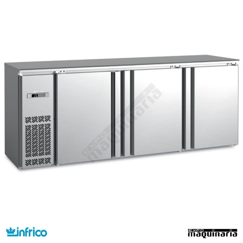 Mesa frente mostrador refrigerado 216 cm