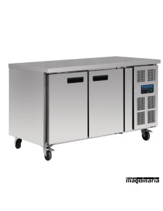 Mesa bajo mostrador congelador 2 puertas 2