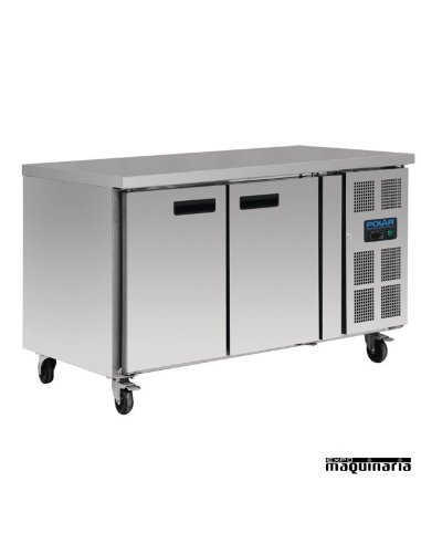 Mesa bajo mostrador congelador 2 puertas
