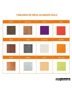 Mesa de forja tablero redondo "SOLO" IM7004RS 2