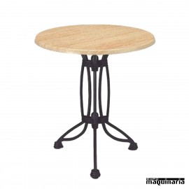 Mesa redonda de forja tablero "SOLO" IM2230S