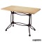 Mesa cafeteria rectangular de forja