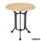 Mesa de forja para bar tablero redondo IM503S