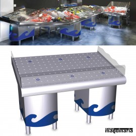 Mostrador para pescaderías con soporte FR074445