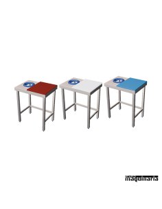 Puesto simple pescadero encimera polietileno 2