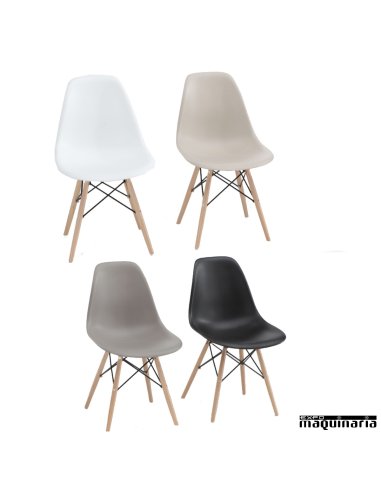 Silla diseño hostelería colores