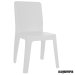 Silla bar RE Iris apilable blanca