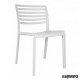 Silla bar Lama color blanco