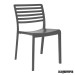 Silla bar Lama color gris