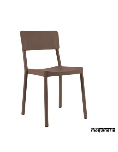 Silla bar RELISBOA color chocolate